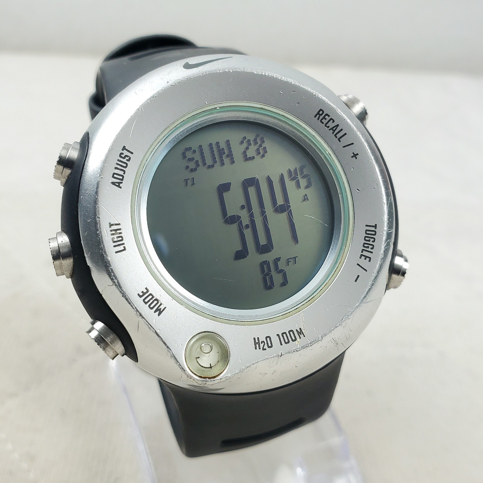 RARE NIKE OREGON WA0018 ALTITUDE COMPASS BAROMETER DIGITAL MEN’S WATCH