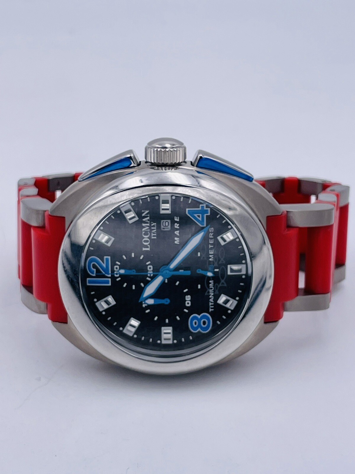 Locman Sea Titanium Watch 47mm 130KBTR/590 Chrono Wr100m Very Discounted New