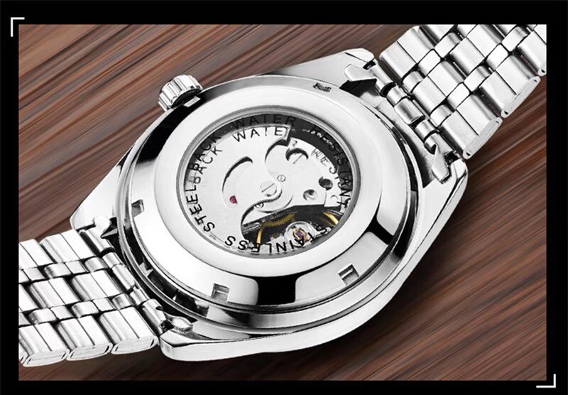 41mm Stainless Steel Luxury Automatic Mechanical Men’s Watch