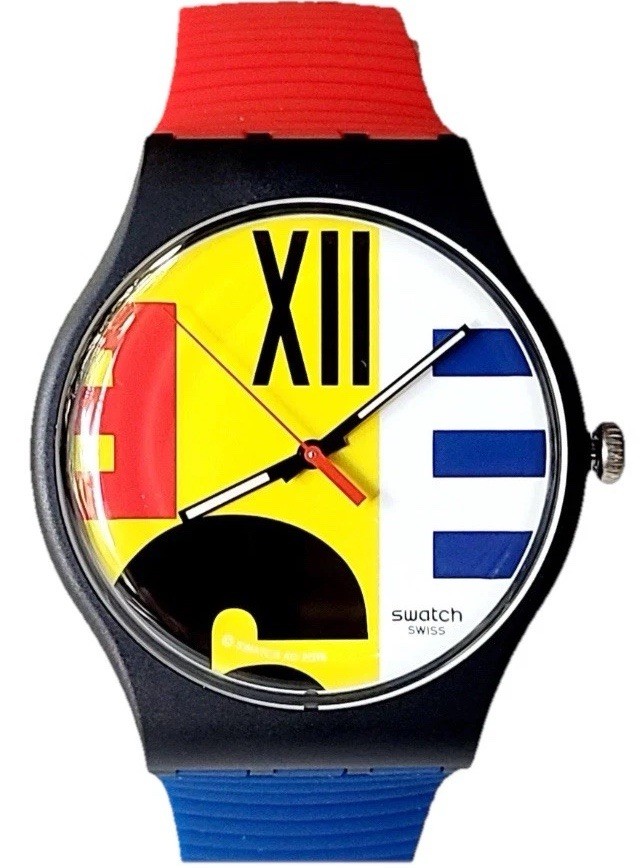 Limited Swatch Vintage Throwback “Six To Nine” REVIVAL 1987 41mm New