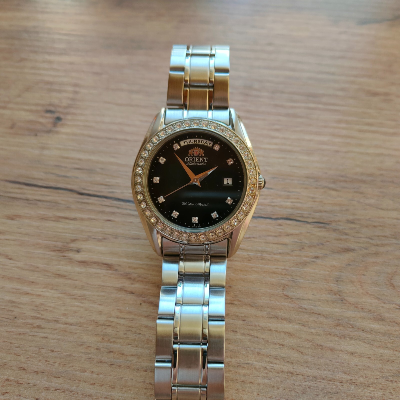 Ultra rare Orient President day date Mechanical classic black Automatic Watch