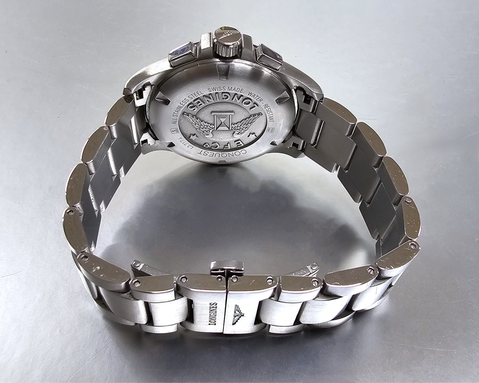 Longines Conquest V.H.P. 42mm Silver Men’s Watch L3.717.4.76.6 – Store Display
