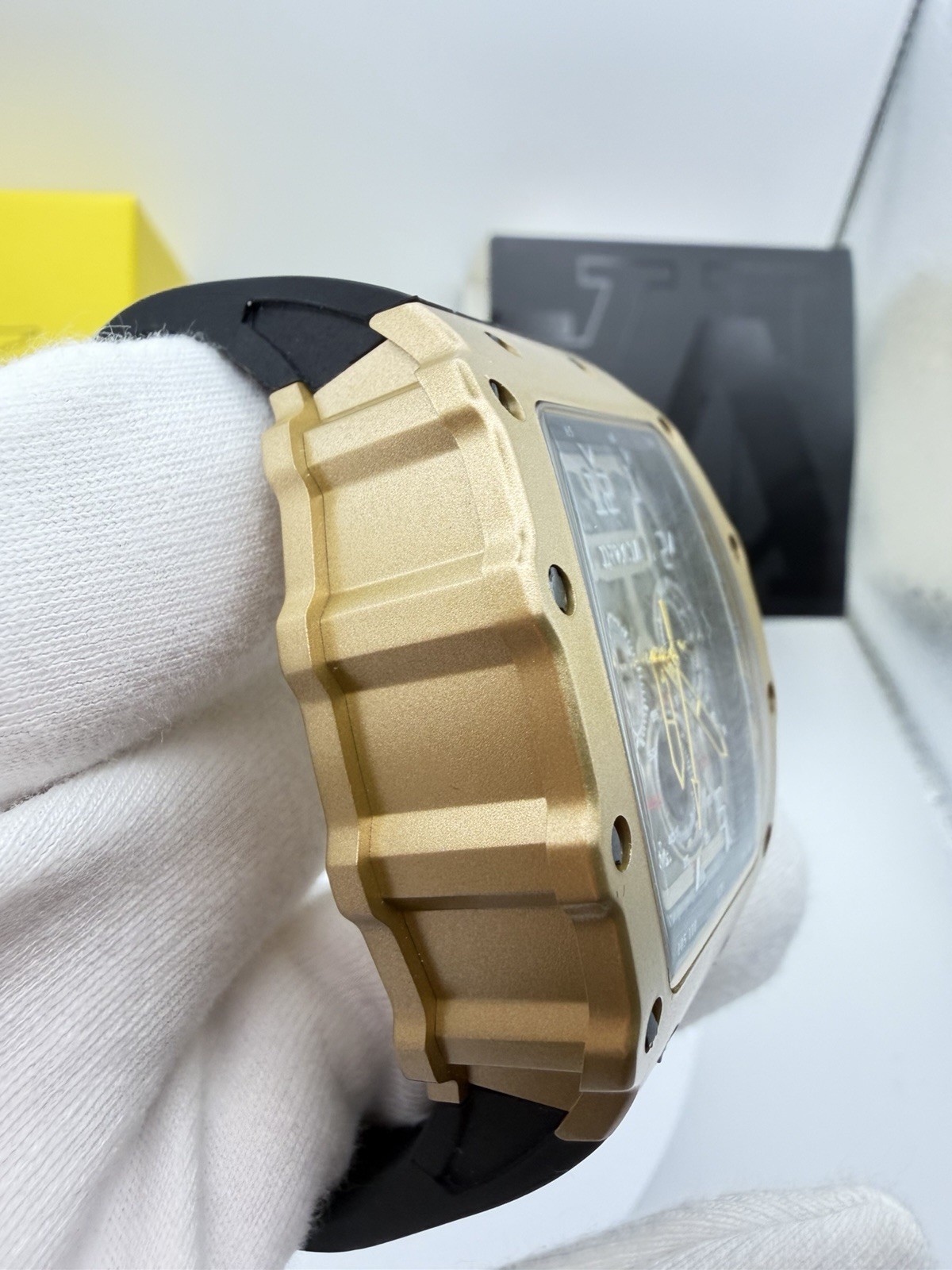 Invicta Cobra Kai Nitro Gen 69698 Men’s Chronograph Watch Gold Black 43mm