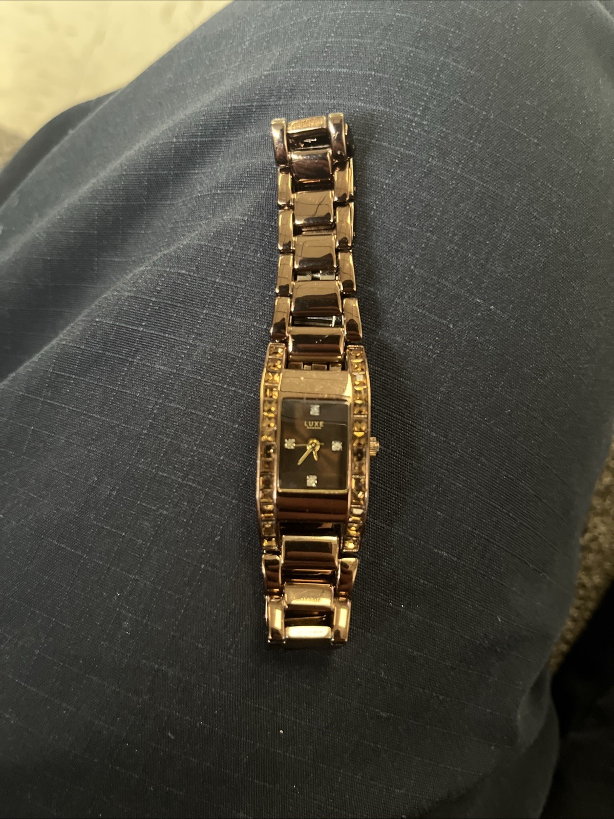 Luxe Diamond Ladies Watch. Bronze ZRT5010 66. Extension Included Approx 7 Inch