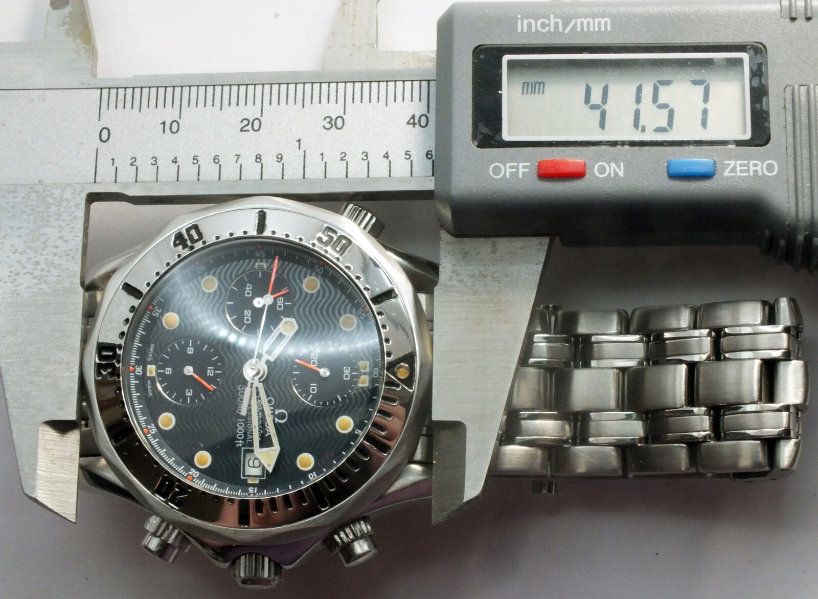 Omega Seamaster Professional 300m Chronograph 41.5mm Wristwatch Serviced LH680