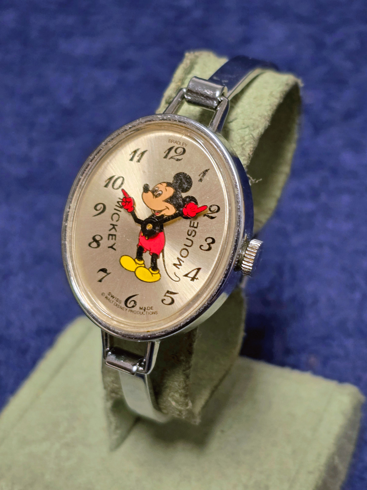 Vintage Bradley #1029 Mickey Mouse Bangle New Old Stock MINT CONDITION RUNNING!!