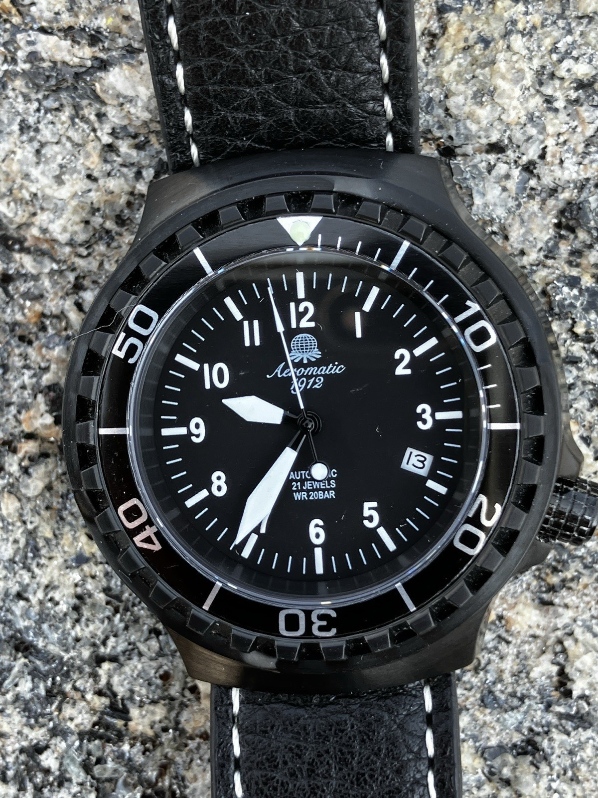 Mens Aeromatic Automatic Wristwatch Germany