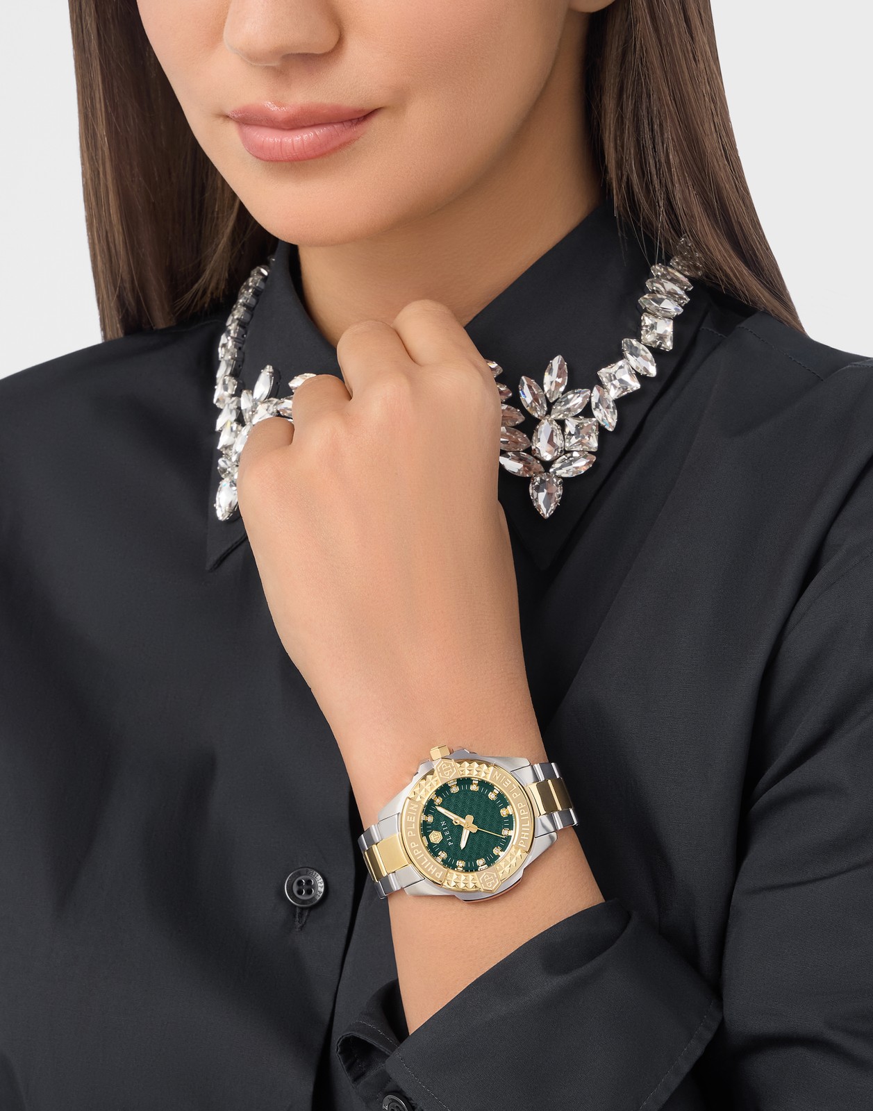 Philipp Plein Multicolour Womens Analogue Watch Plein Majesty PWOFA0625