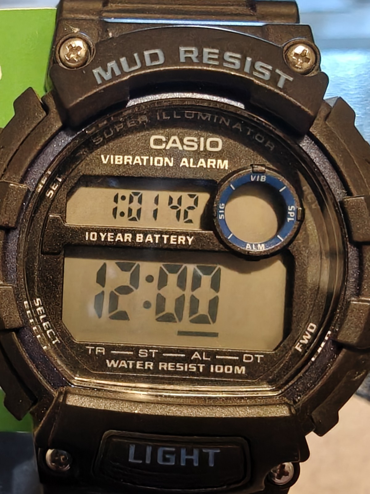 Casio TRT-110H Mud Resist Vibration Alarm Digital Watch NEW 10-Year Battery 100M