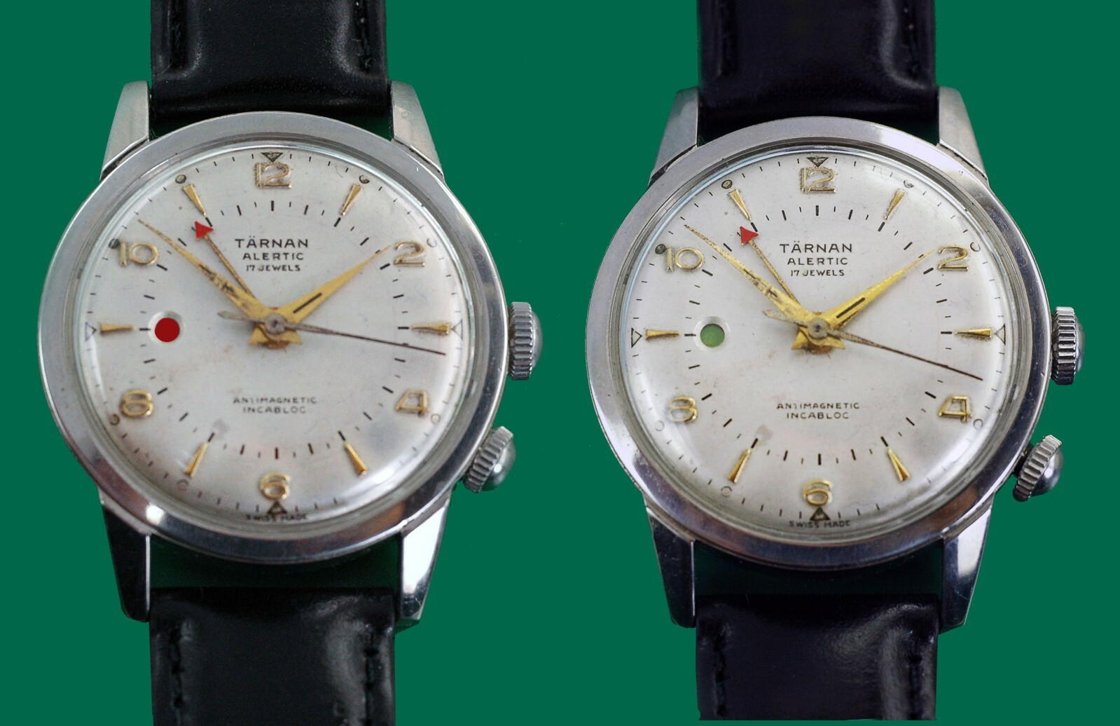 Vintage 50’s TÄRNAN Malmö, Sweden 35MM Venus 230 Alarm Watch ALL ORIGINAL