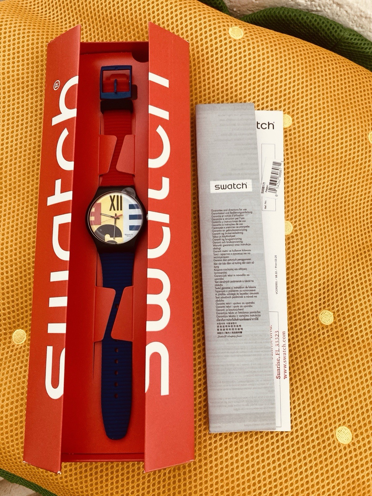 Limited Swatch Vintage Throwback “Six To Nine” REVIVAL 1987 41mm New