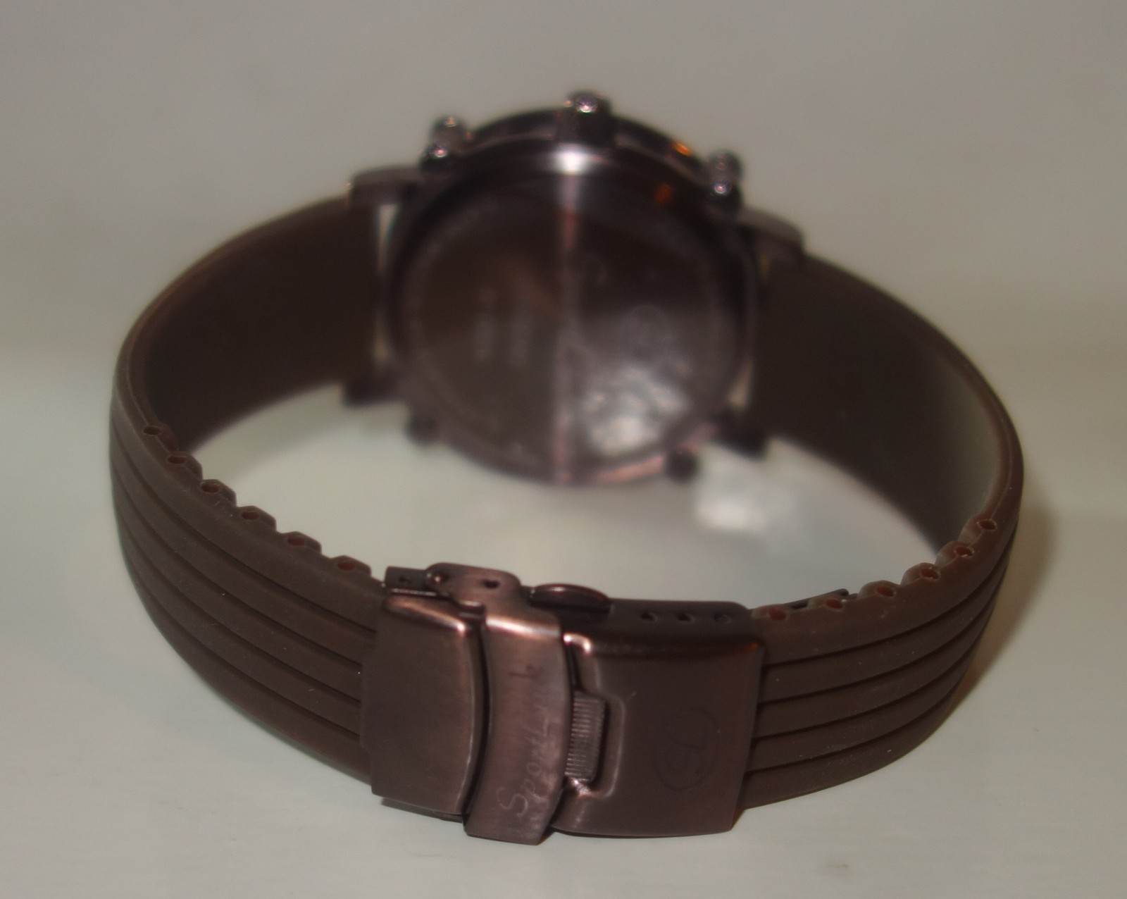 SPORTLINK Men’s LEGEND Dark Brown Rubber Watch new