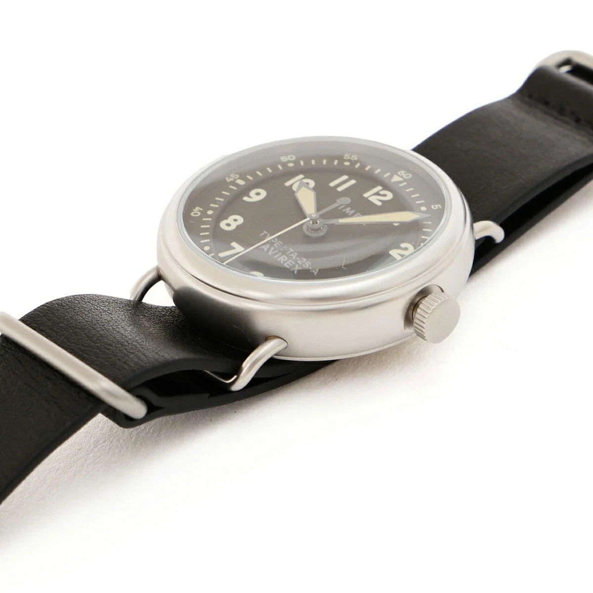 AVIREX TIMEX TYPE-25A MATTE MIDGET Reissue AVIREX 50th Anniv. 38mm Black Watch