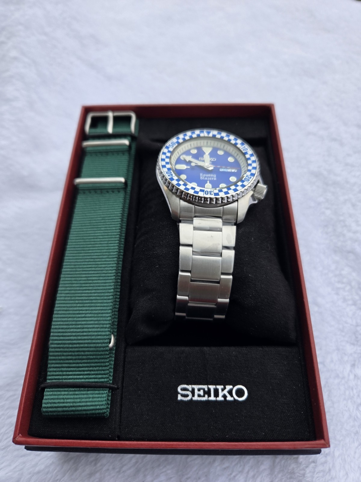 Limited Edition: Seiko 5 X Rowing Blazers X Wind Vintage SRPM19 – Blue 42mm