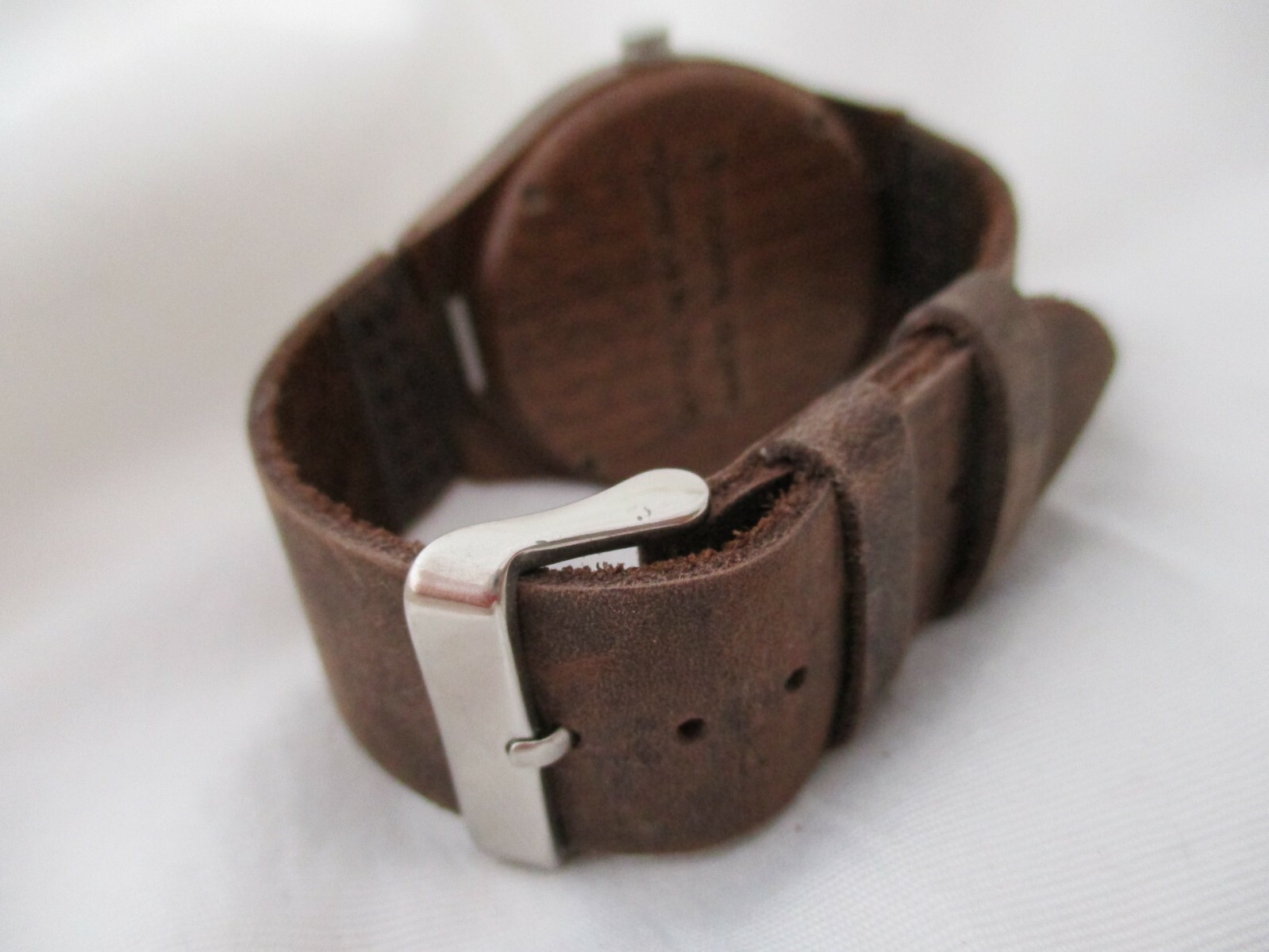 “3 Years Down Forever To Go” Brown Buckle Band Watch
