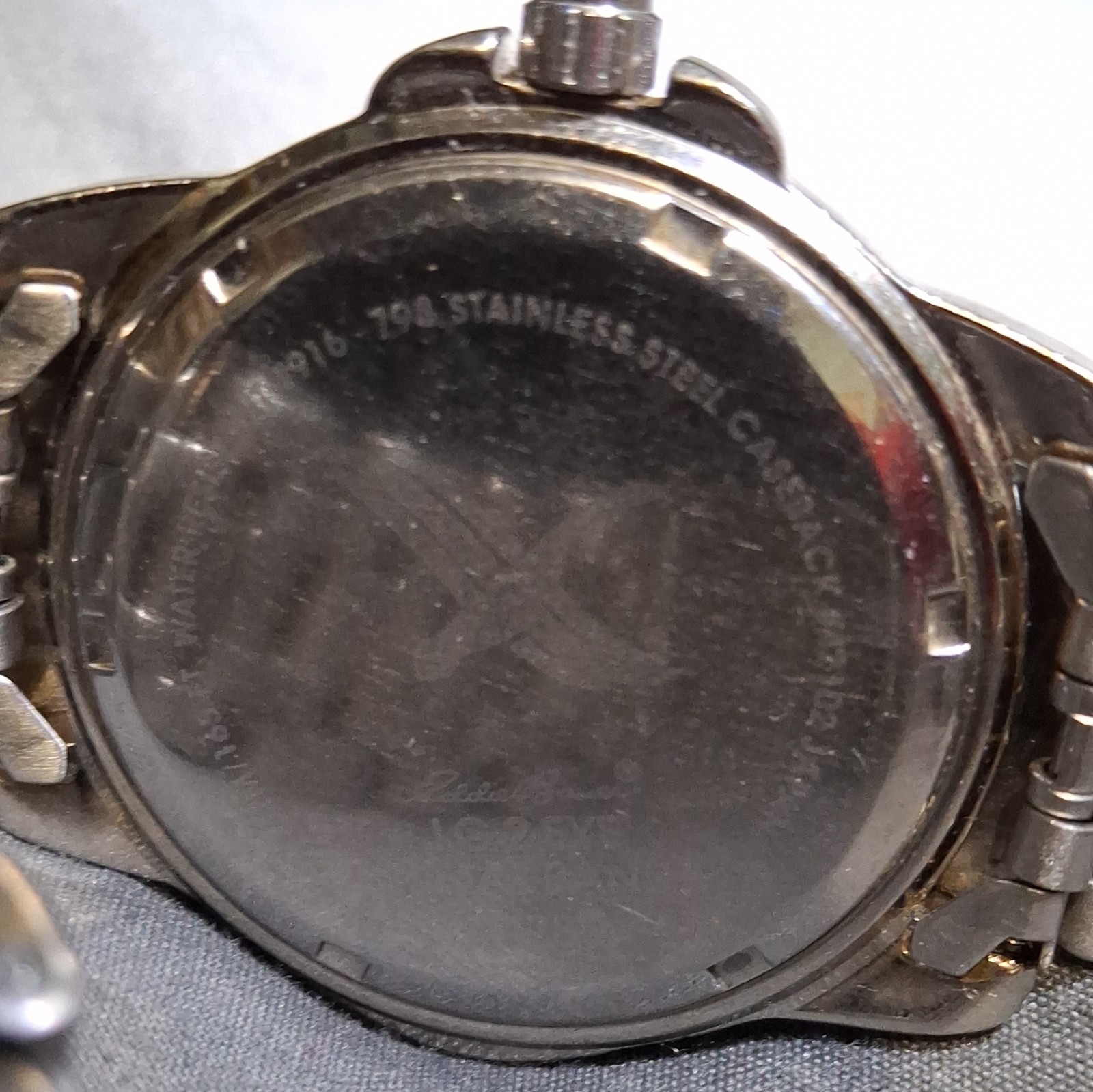 Eddie Bauer Men’s Quartz Watch Blue Dial Tachymeter Day/Date