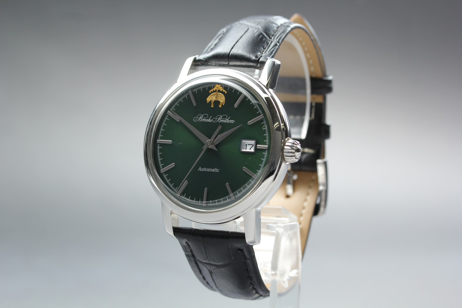 SEIKO Brooks Brothers NH35-0010 Green Dial Automatic Men’s Watch Made in JAPAN