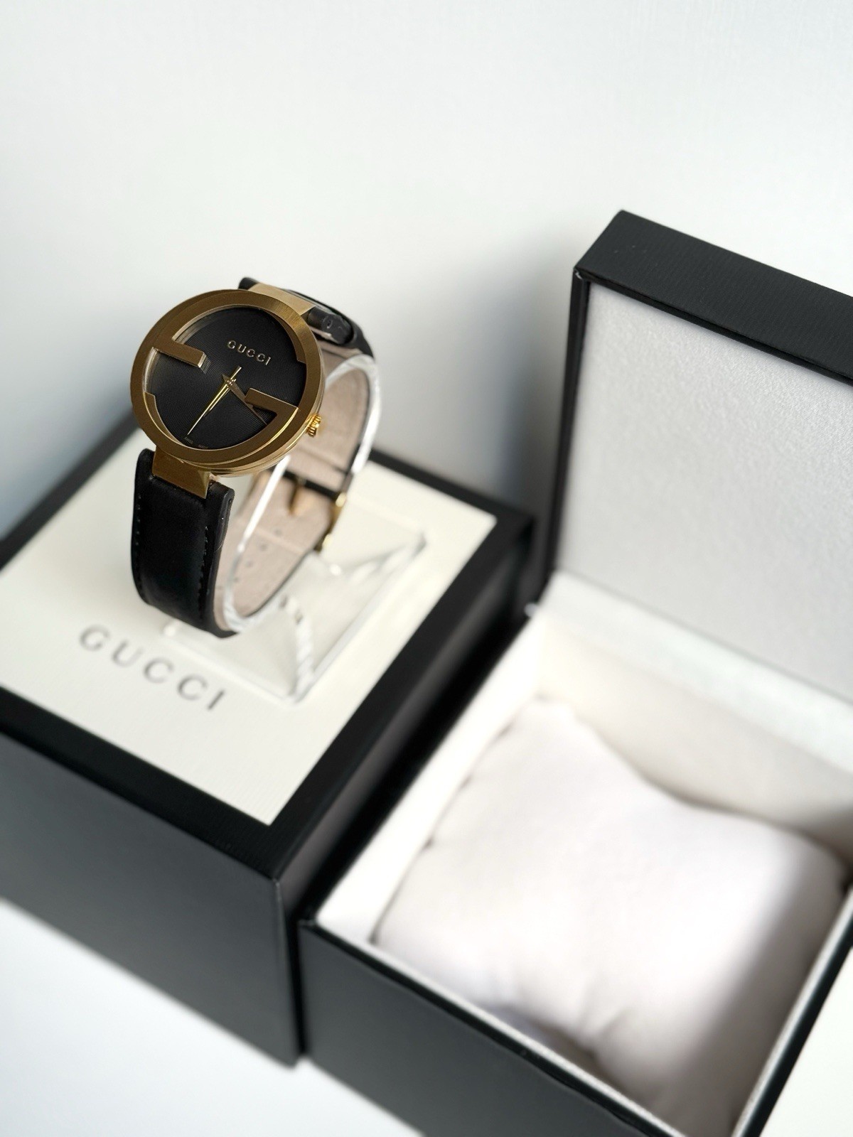 Gucci YA133208 Interlocking Grammy Special Edition Men’s 42mm Black Watch