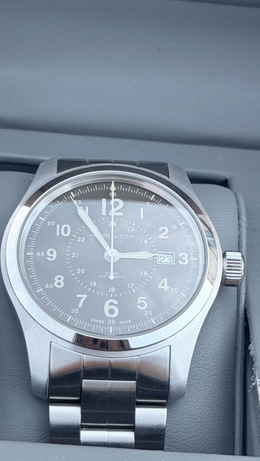 Hamilton Khaki Field Automatic 42mm Ref. H706050 Sapphire Swiss Steel Full Set
