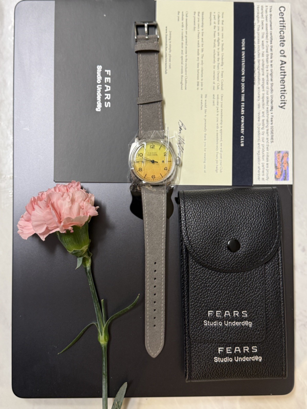 Fears x Studio Underd0g Mimosa 02 Series Watch – Full Set – Unworn – Limited