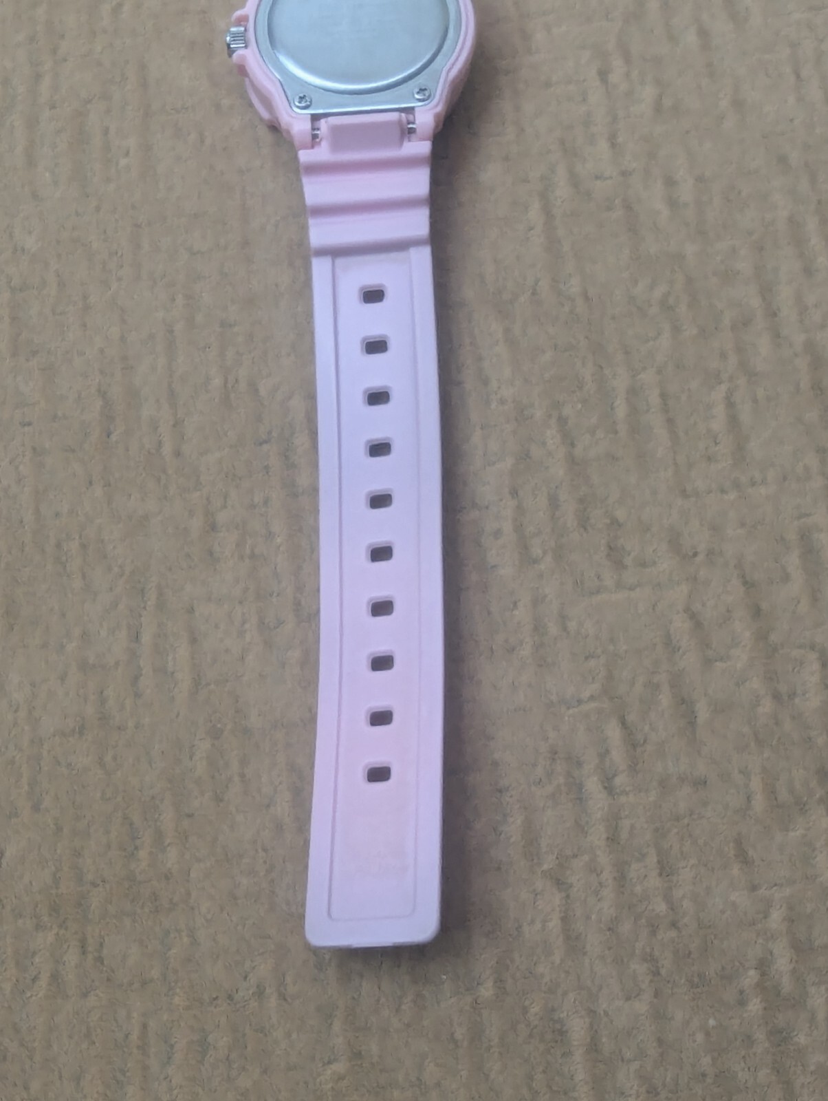 CASIO Ladies Women’s Pink Watch White Multicolor Wristwatch Resin Band LRW-200H
