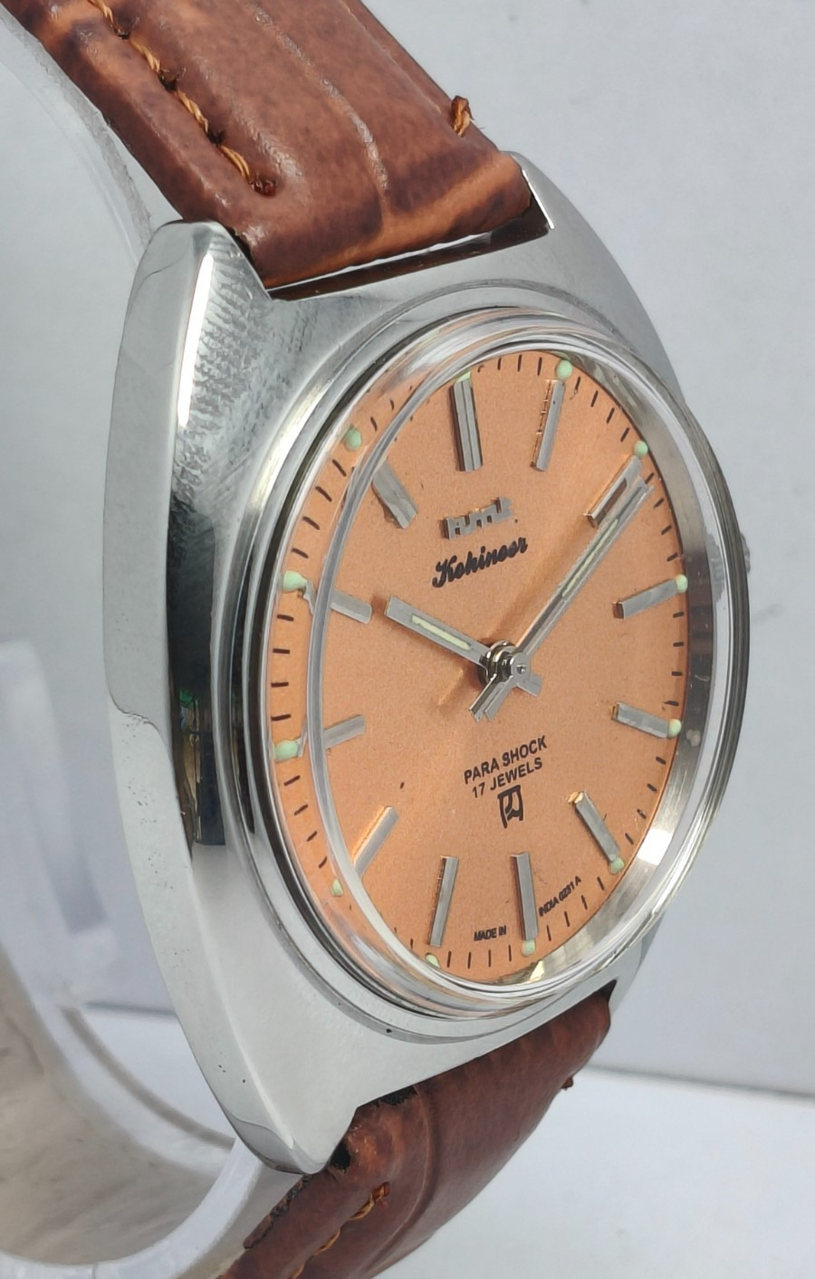HMT Kohinoor Devnagri Hand Winding Wrist Watch For Men’s In Working Condition