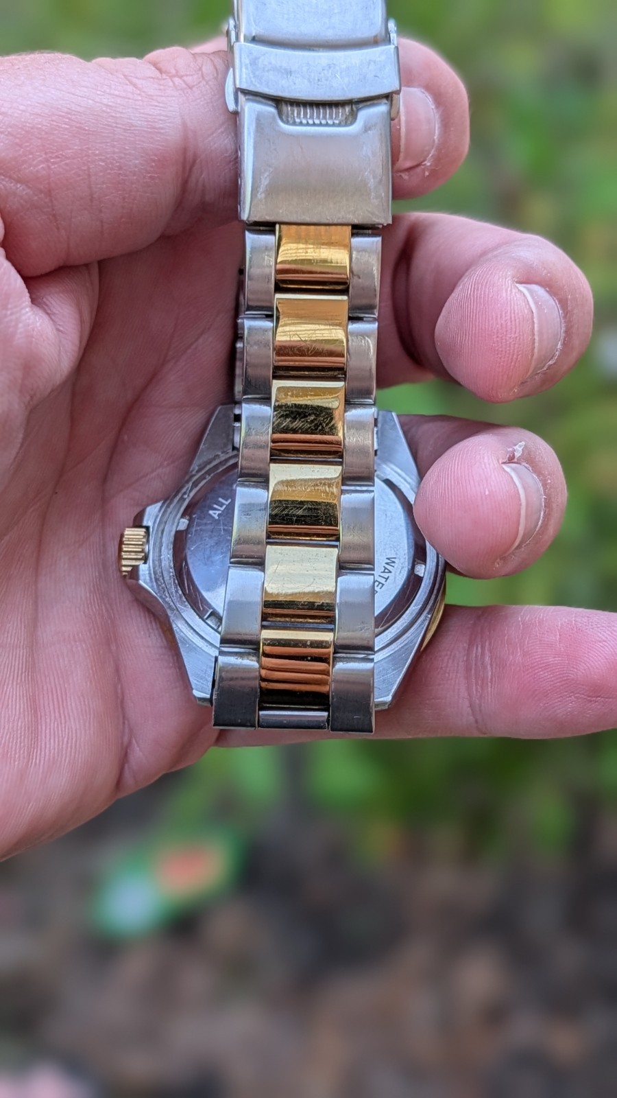 Jules Jurgensen Watch Sea Diver Two Tone Screw-down Crown Quartz