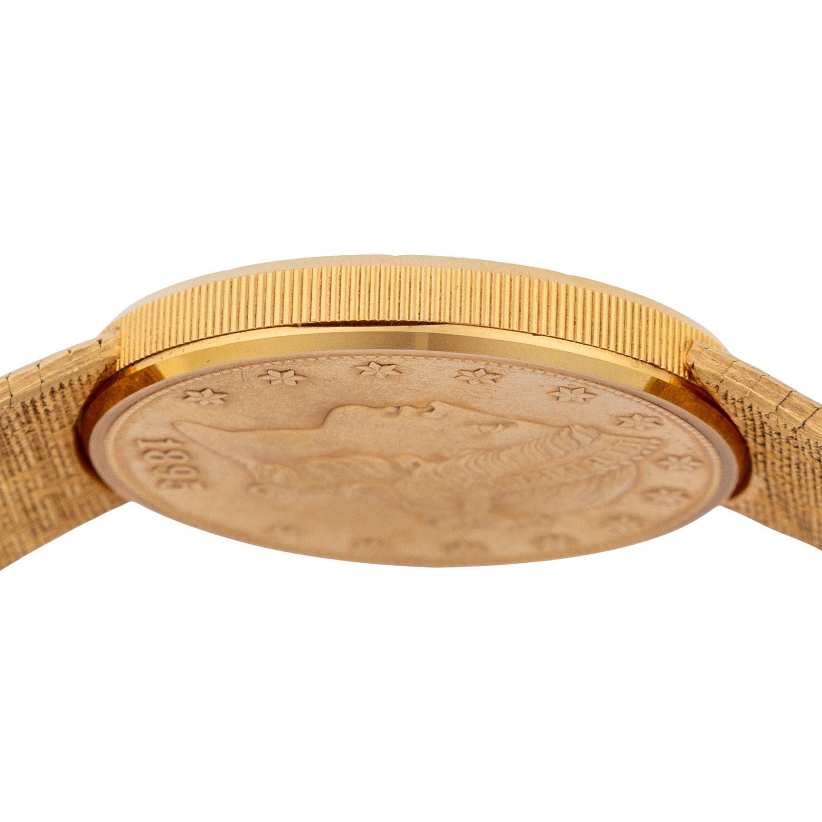 Corum 1895 US 20 Dollar Liberty Gold Coin 18K Yellow Gold 35mm Automatic Watch