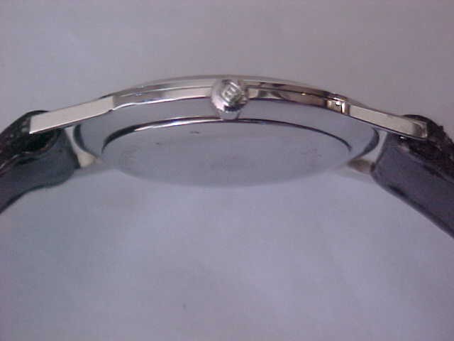 Classic Round Benrus Man’s Wrist Watch In Fine New Old Stock Condition