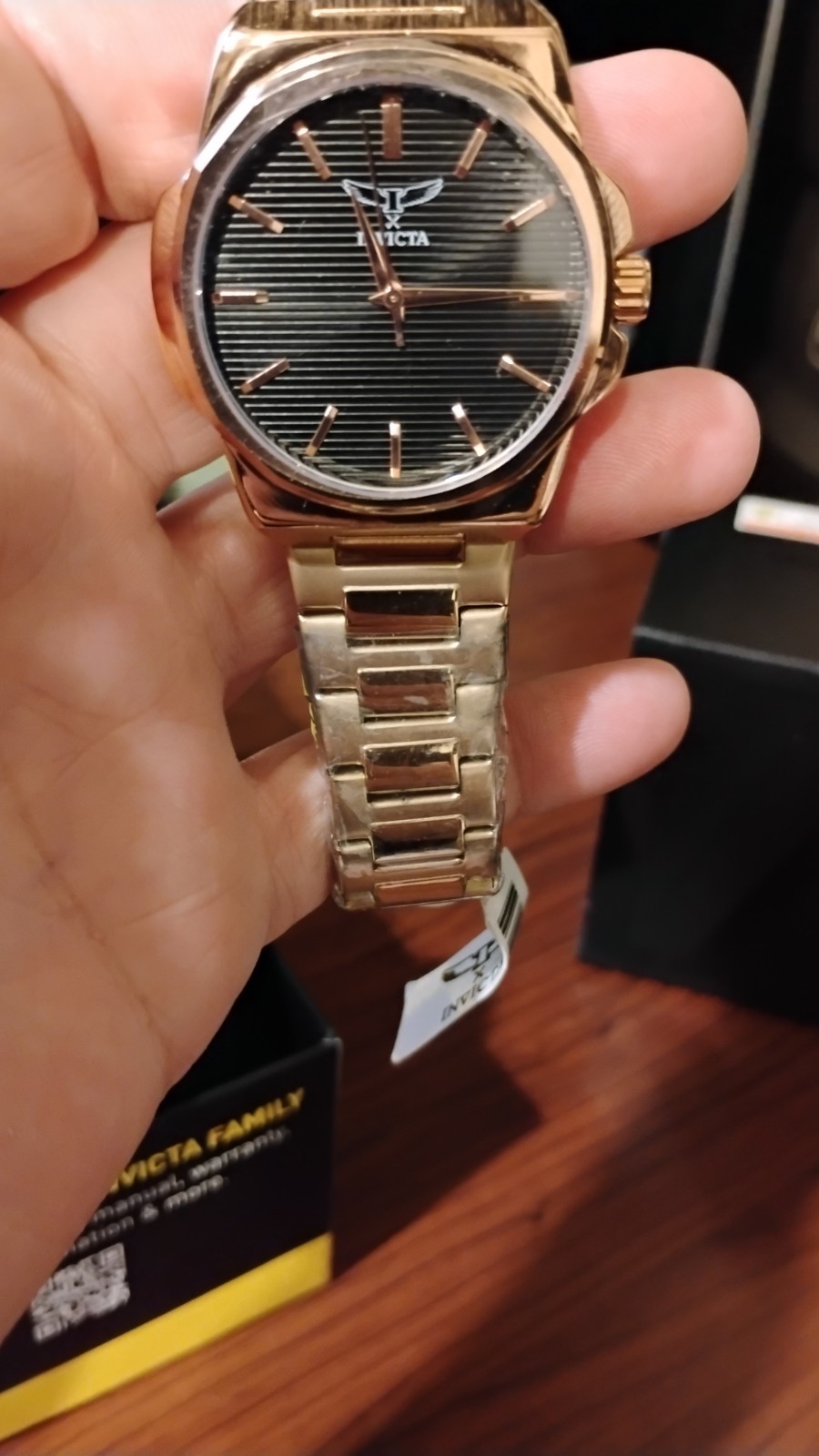 Invicta Specialty I Rose Gold Men’s Model 69976. 44mm Case, Stainless Steel