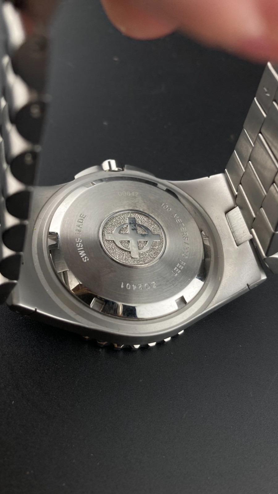 Zodiac Sea Ghost Men’s Watch, Z02404 – Orange Bezel, Gray Dial, 43mm Case, Steel