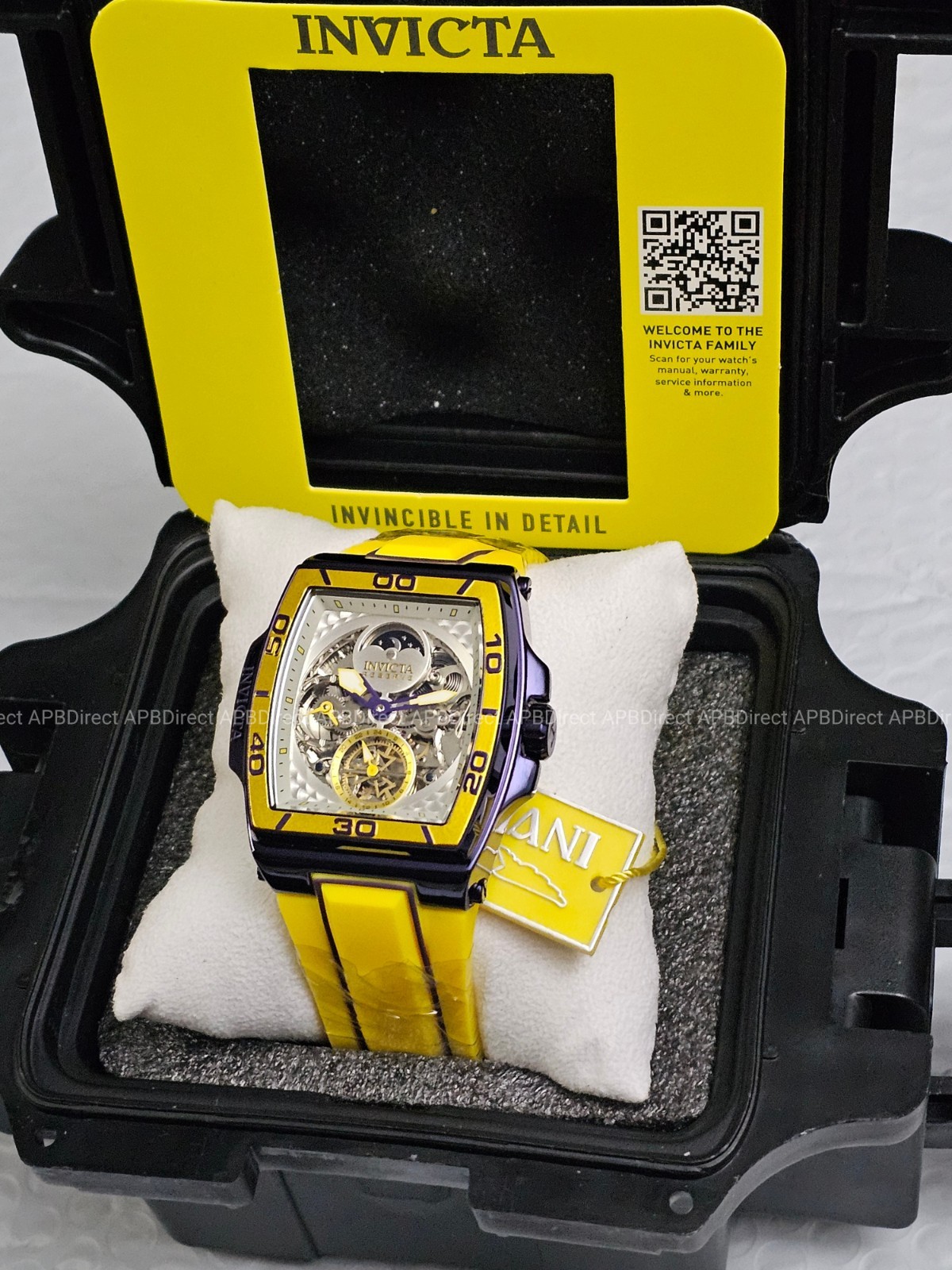 Invicta S1 Rally – DIABLO – Dual Time Automatic Dark Purple Reserve Mens Watch