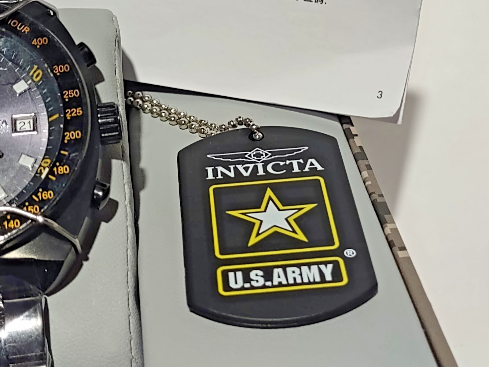 Invicta No. 31847 United States Army Watch, Unused In Original Box w/Papers