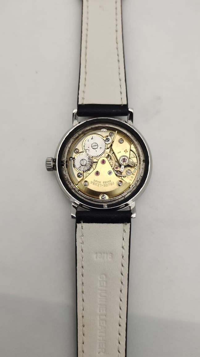 Favre Leuba Geneva Sea-chief Date-winding Men’ Watch Swiss Made Blue Dial 92001
