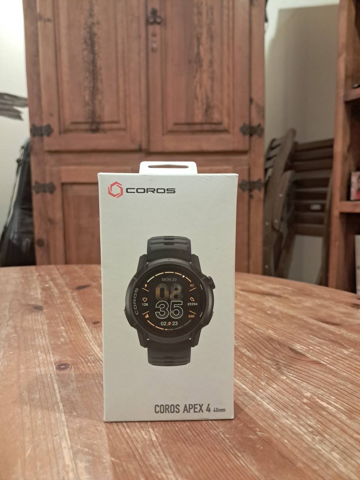Coros Apex 4 Black 46 mm (Silicone Band) New In Box