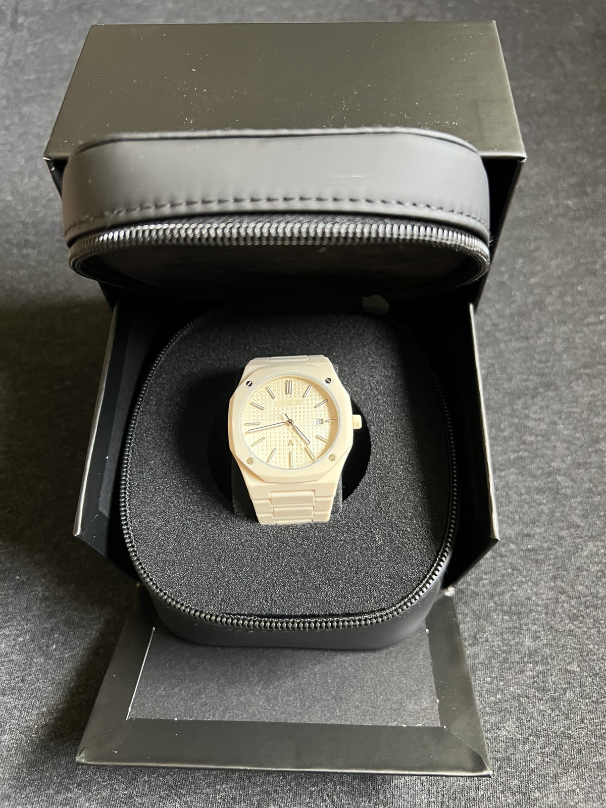 AURA Polycarbonate: ALMOND Color (The Viral Discontinued Watch-Super Rare Color)