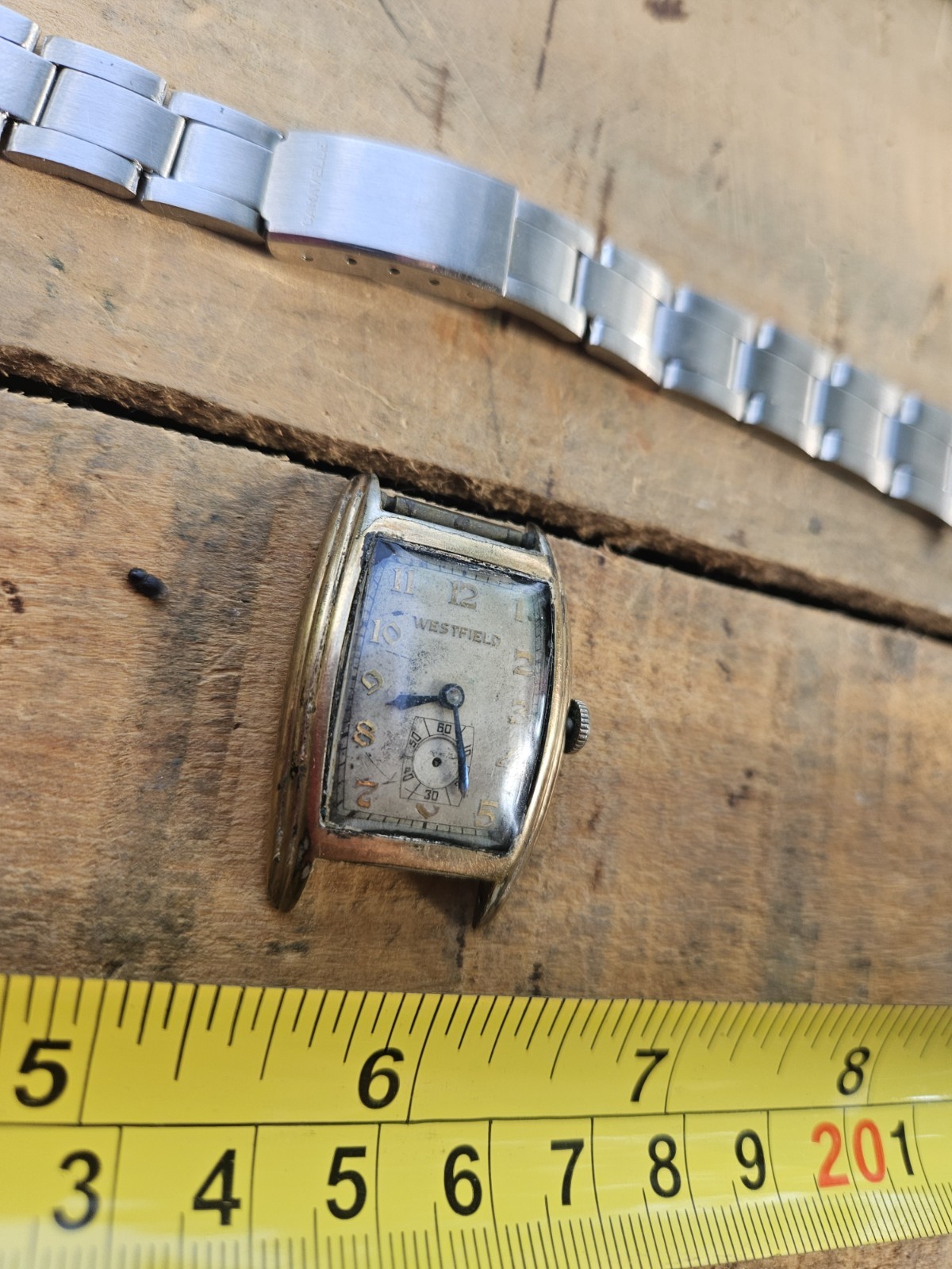 Vintage Westfield wristwatch And Strap. See Description!