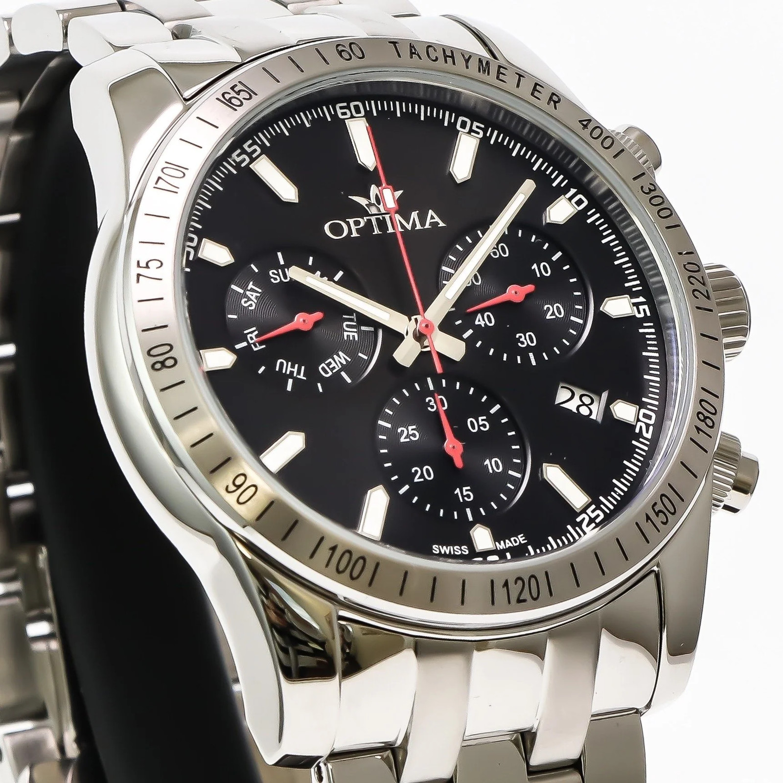 Optima – Swiss Chronograph – OSC432-SS-3 Swiss Ronda Quartz 44.15 mm OSC432 50