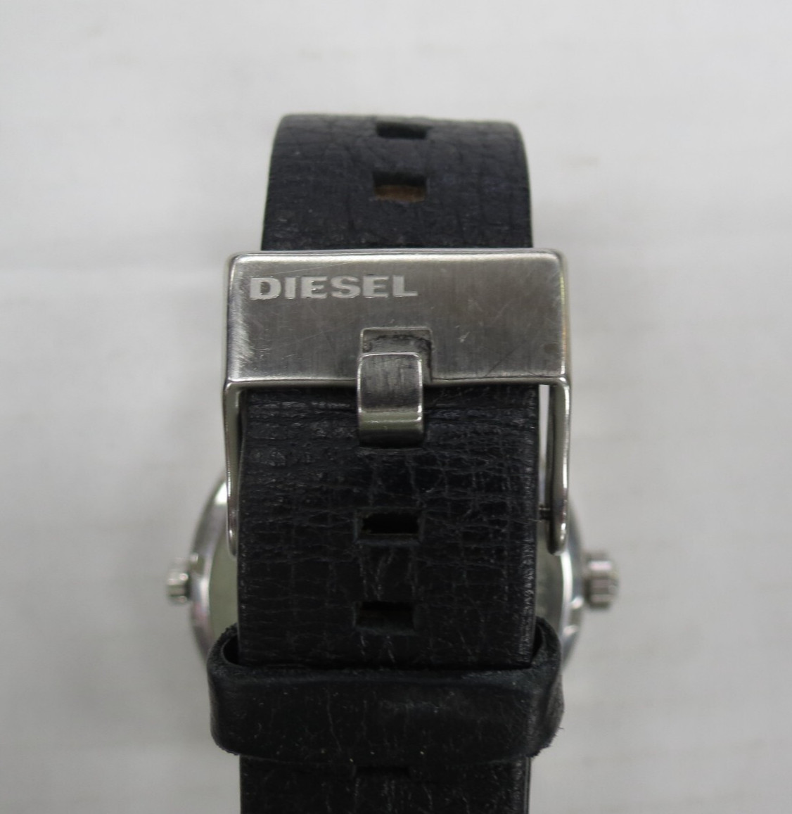 DIESEL MENS WATCH -TIME 2 – 3 BAR – DZ 7307 QUARTZ WATCH LEATHER BAND !!!