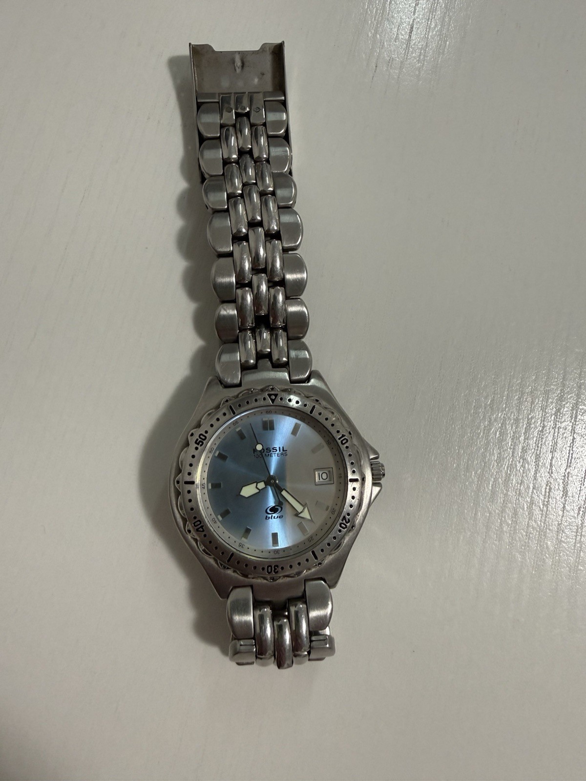 Fossil Blue Watch – men stainless steel AM-3486