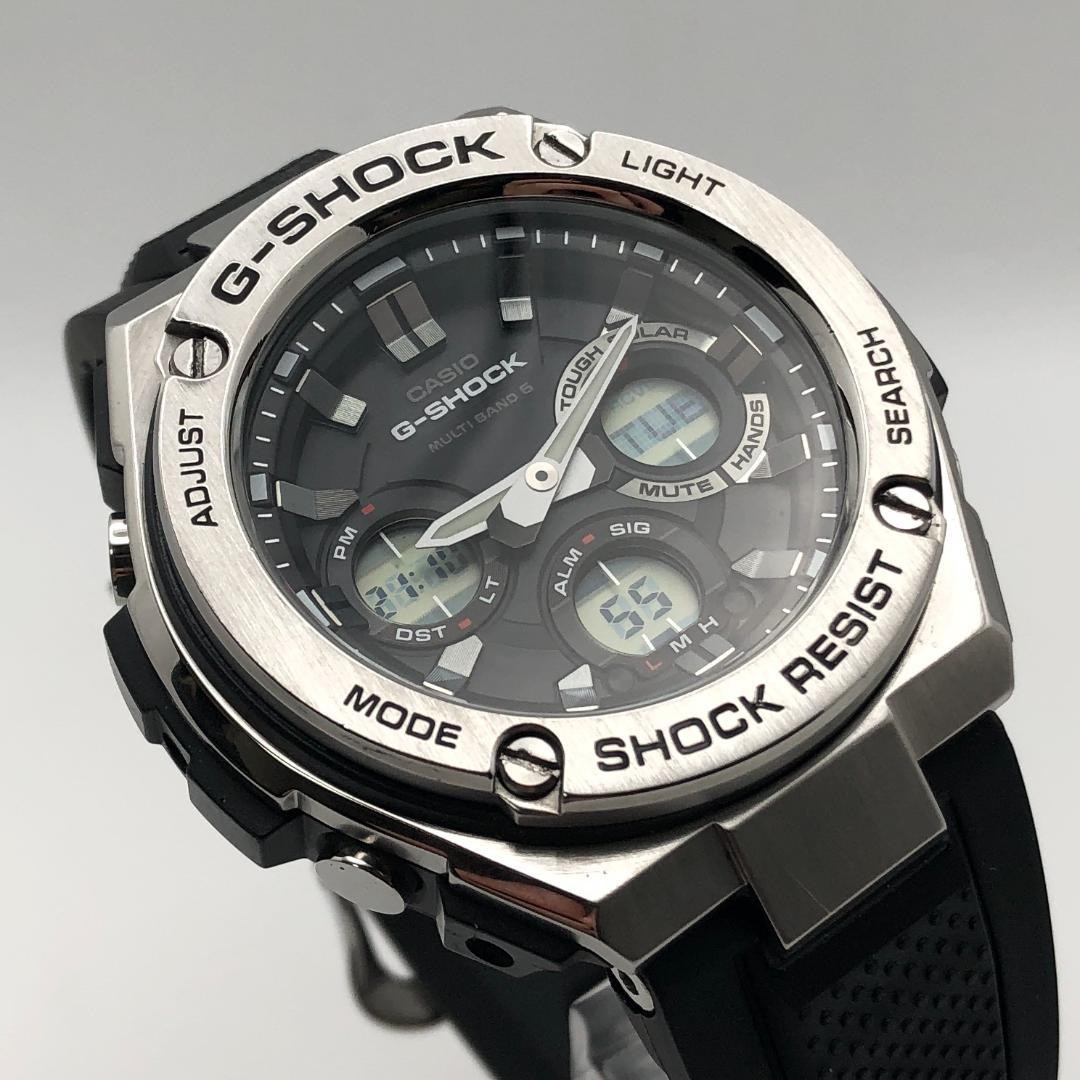 Excellent condition working CASIO G SHOCK GST W110 Tough Solar wristwatch