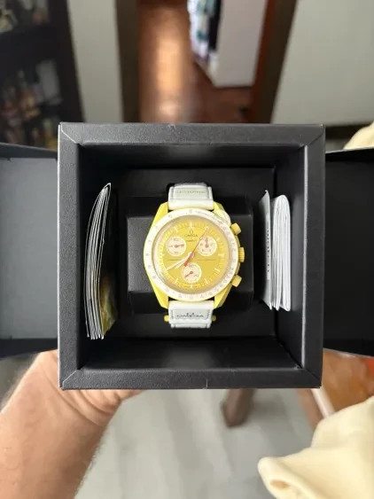 NEW Swatch x Omega Bioceramic Moonswatch Mission To The Sun – FAST SHIP