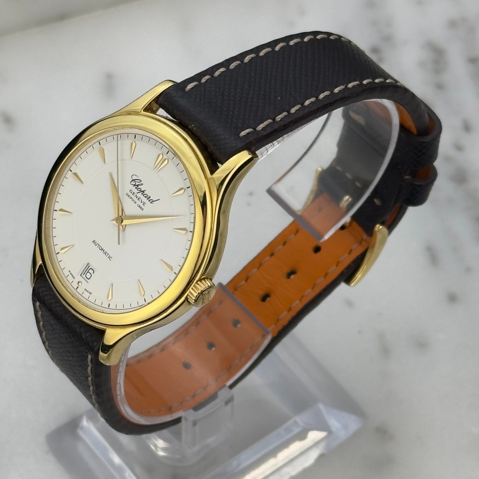 Chopard LUC Ref 16/1862 36mm 18K Yellow Gold Automatic Luxury Watch with Box