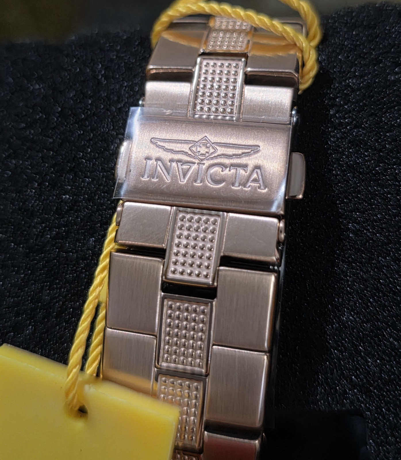 Invicta Women’s Specialty Quartz Rose Gold Crystal Bezel Bracelet 30mm 50m (35)