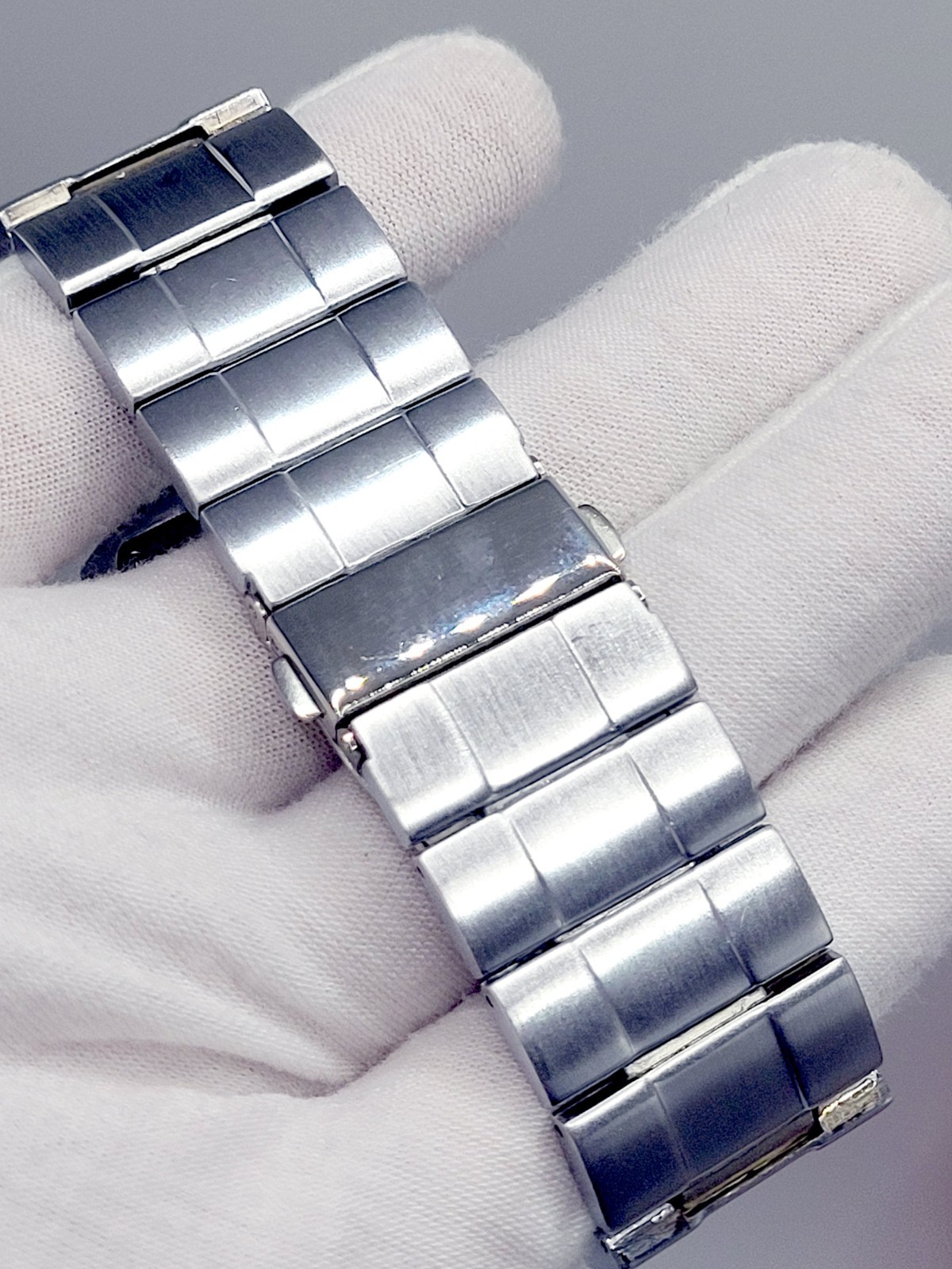 SKMEI 1179 Men’s Binary LED Watch Cyberpunk Silver Stainless Steel Digital Sport