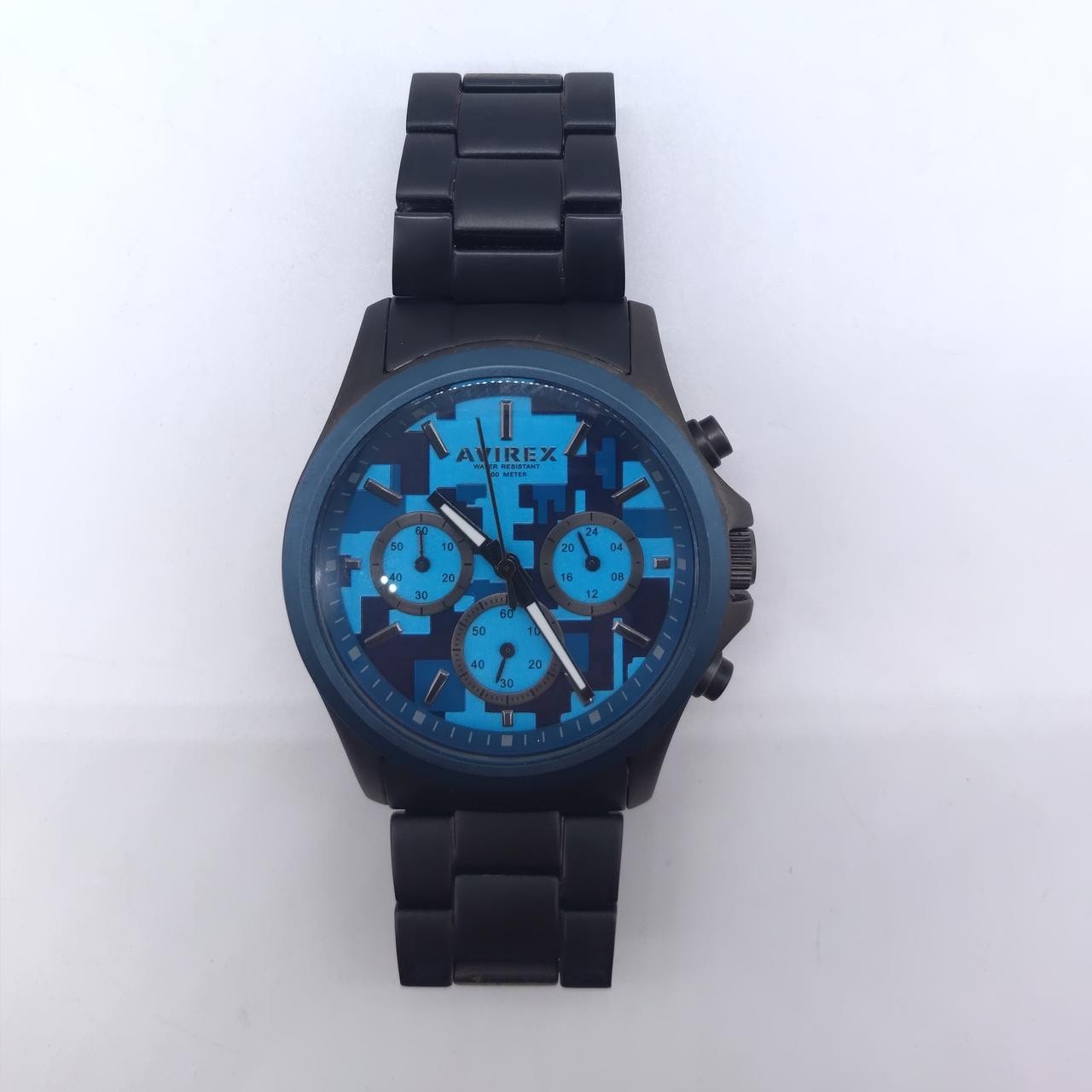 AVIREX Chronograph Watch, Stainless Steel Band -For Parts