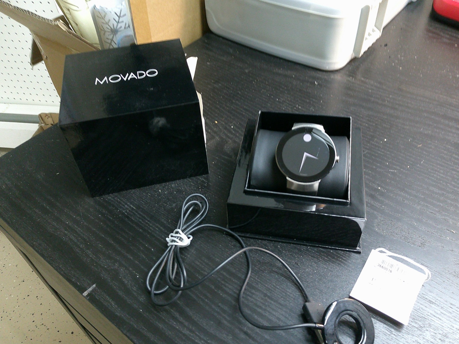 Movado Connect Men’s 46.5 mm Digital Smartwatch Silver Stainless Steel 3660016