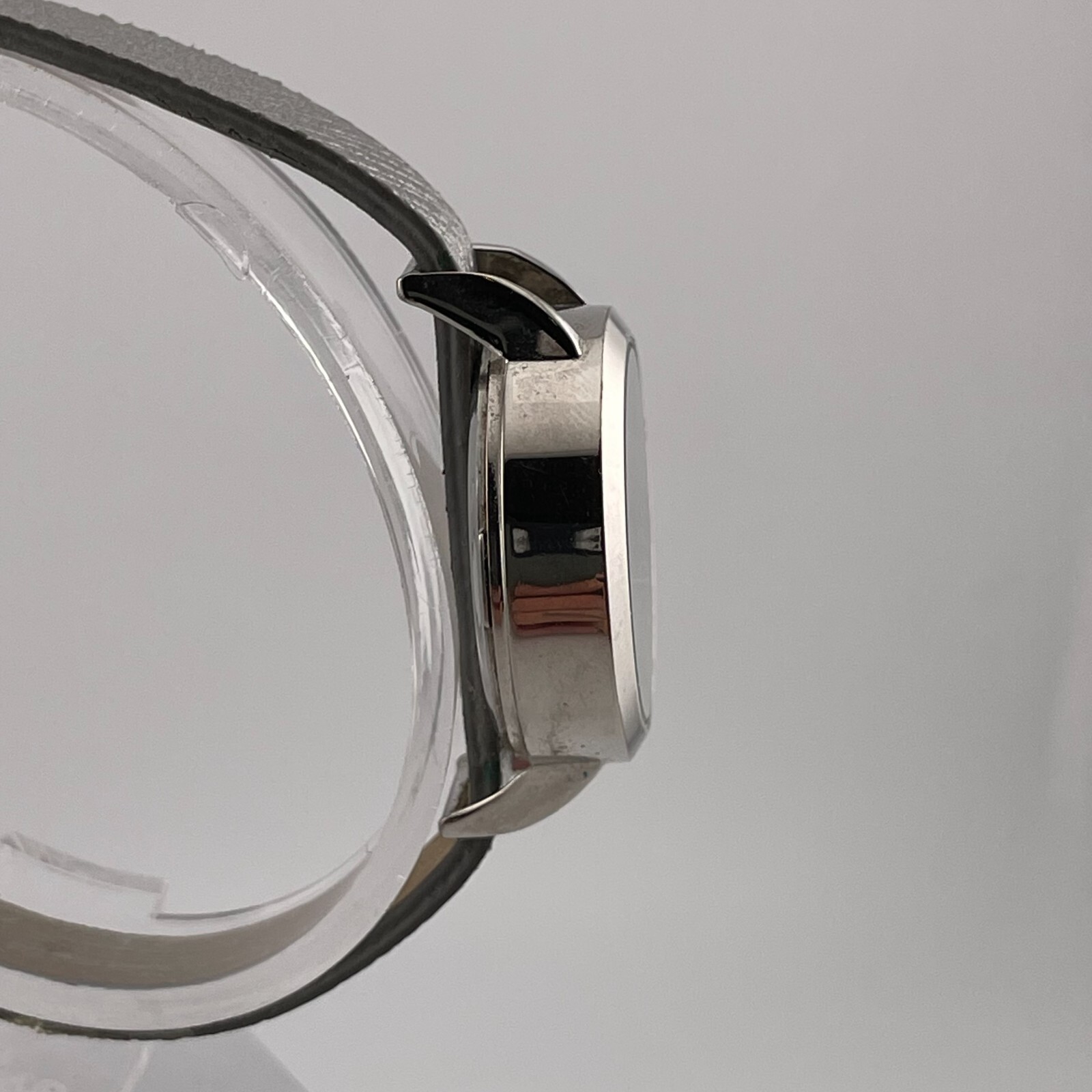 Studio Time Watch Womens 26mm Case One Piece Gray Strap Quartz Three Hands