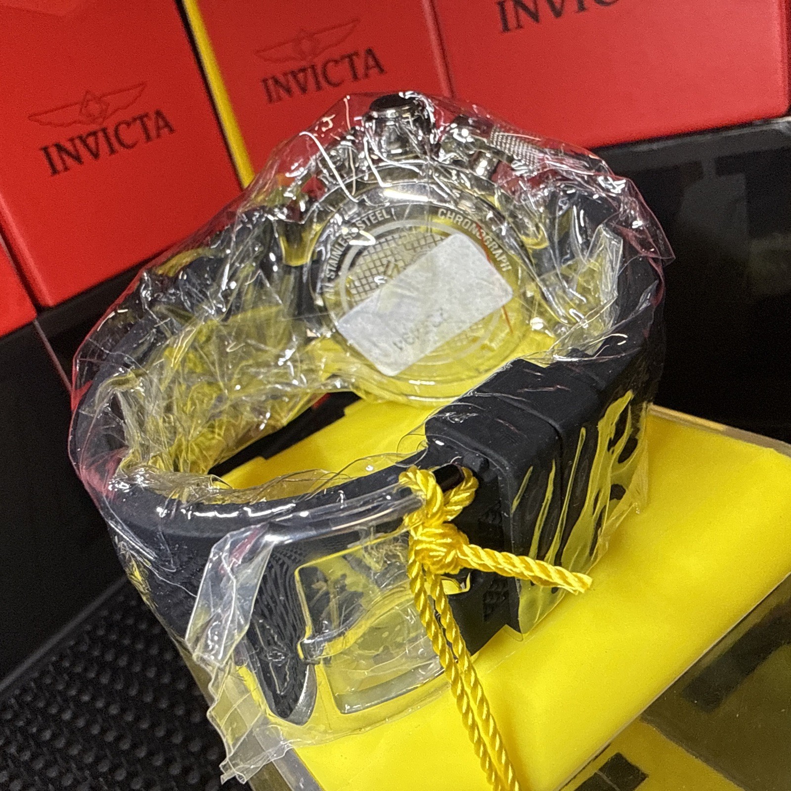 Invicta Coalition Forces X- Wing 46mm Black Silicone 49145