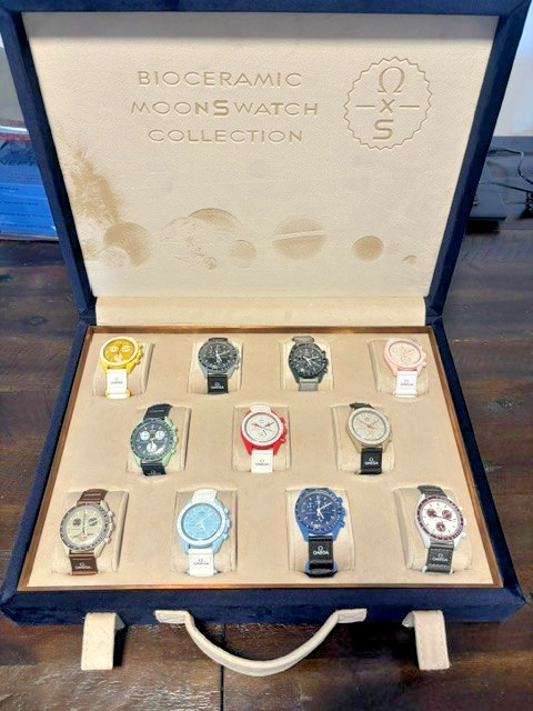 Omega x Swatch MoonSwatch Whole Collection 11 watches w/ case & original boxes